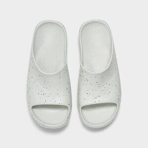 the Air Jordan Post Men's white Slides Sandals in size 8